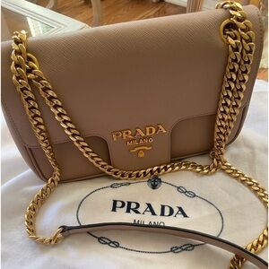 Prada saffiano cross body bag